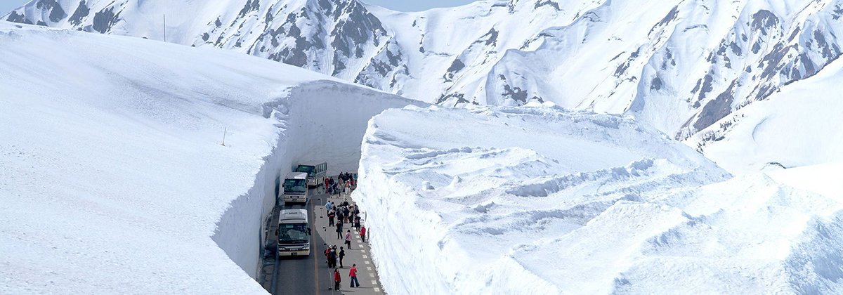 立山黑部阿爾卑斯山脈路線