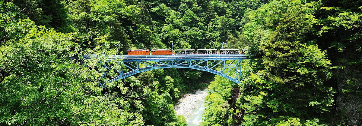 รถไฟโทร็อคโคะ รถไฟสายช่องเขาคุโรเบะ